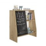 Children's storage furniture with chalkboard