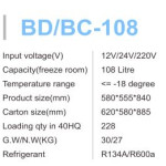 Solar chest freezer 108L