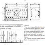 Mini automatic transfert switch