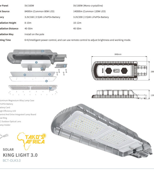 Solar king light 3.0