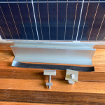 Mini rails for solar panels