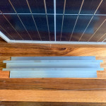 Mini rails for solar panels