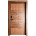 porte en bois lamelé collé