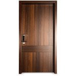 porte en bois lamelé collé